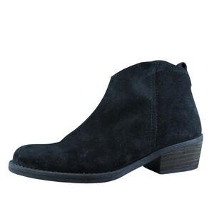 Marroqui Sanchez Women Ankle Boots Black Leather‎ Zip Size 8 / 39 Medium 19040